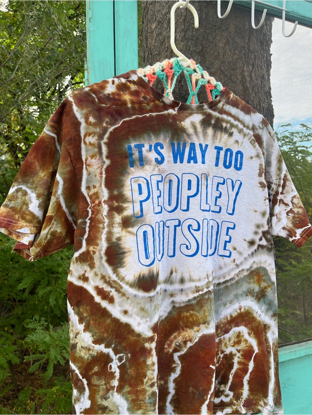 Vintage Delta Up cycled Tie Dye T-shirt - Picture 3 of 10